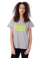 gray neon yellow asshole t-shirt