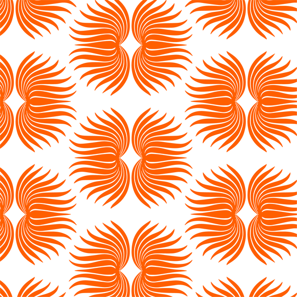bursts wallpaper large scale in orange