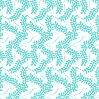 vines wallpaper with squiggle large scale tiffany blue