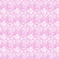 Medium squiggle clouds wallpaper in Hot pink
