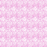 Medium squiggle clouds wallpaper in Hot pink